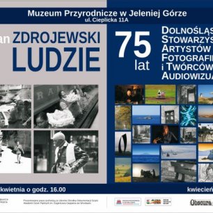 Plakat 75 lat Dolnośląskiego Stowarzyszenia Artystów Fotografików i Twórców Audiowizualnych