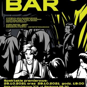 Plakat „BAR” spektakl Teatru Verbum 
