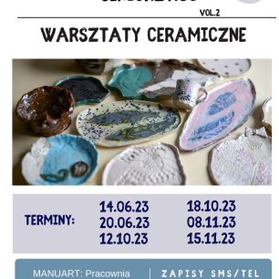 Plakat Seniorzy JG vol. 2 - warsztaty ceramiczne