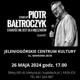 Plakat Stand-up Piotr Bałtroczyk
