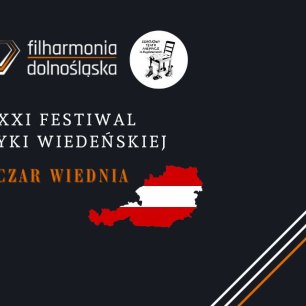 Plakat XXXI Festiwal Muzyki Wiedeńskiej-  „Czar Wiednia”