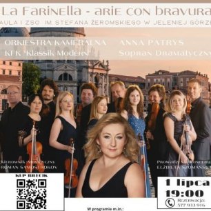 Plakat Karkonoska Filharmonia Kameralna "La Farinella - arie con bravura"  